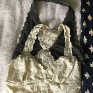 Free People bralettes, size small